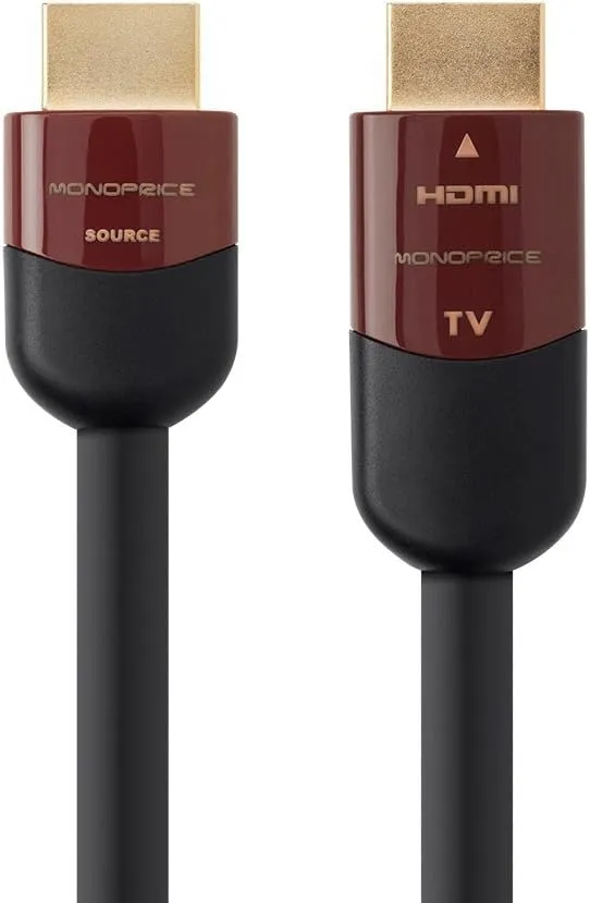 Monoprice 12962 CABERNET ULTRA CL2 RATED ACTIVE HIGH SPEED HDMI CABLE, 50FT