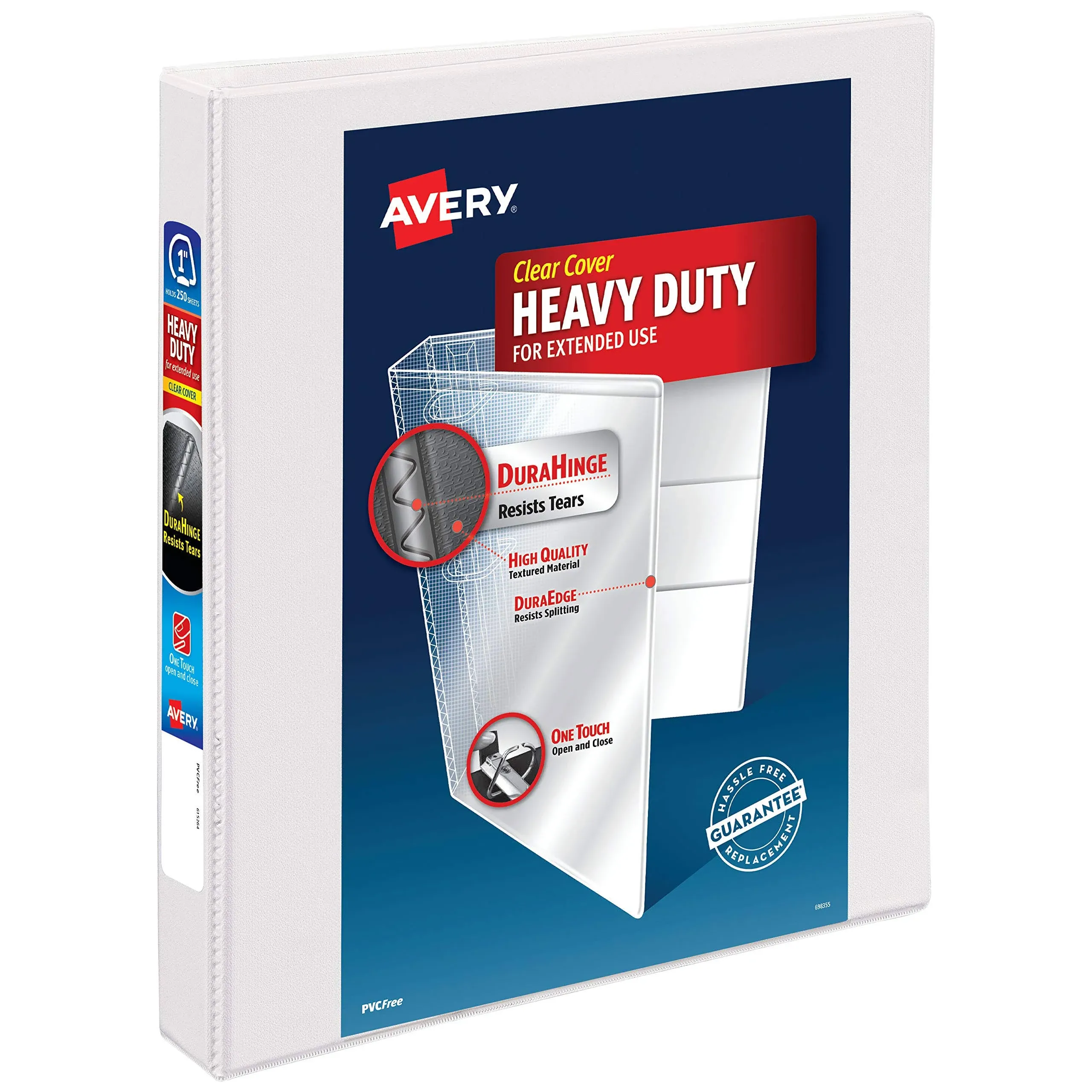 AVERY Heavy-duty Non Stick View Binder With Durahinge And Slant Rings