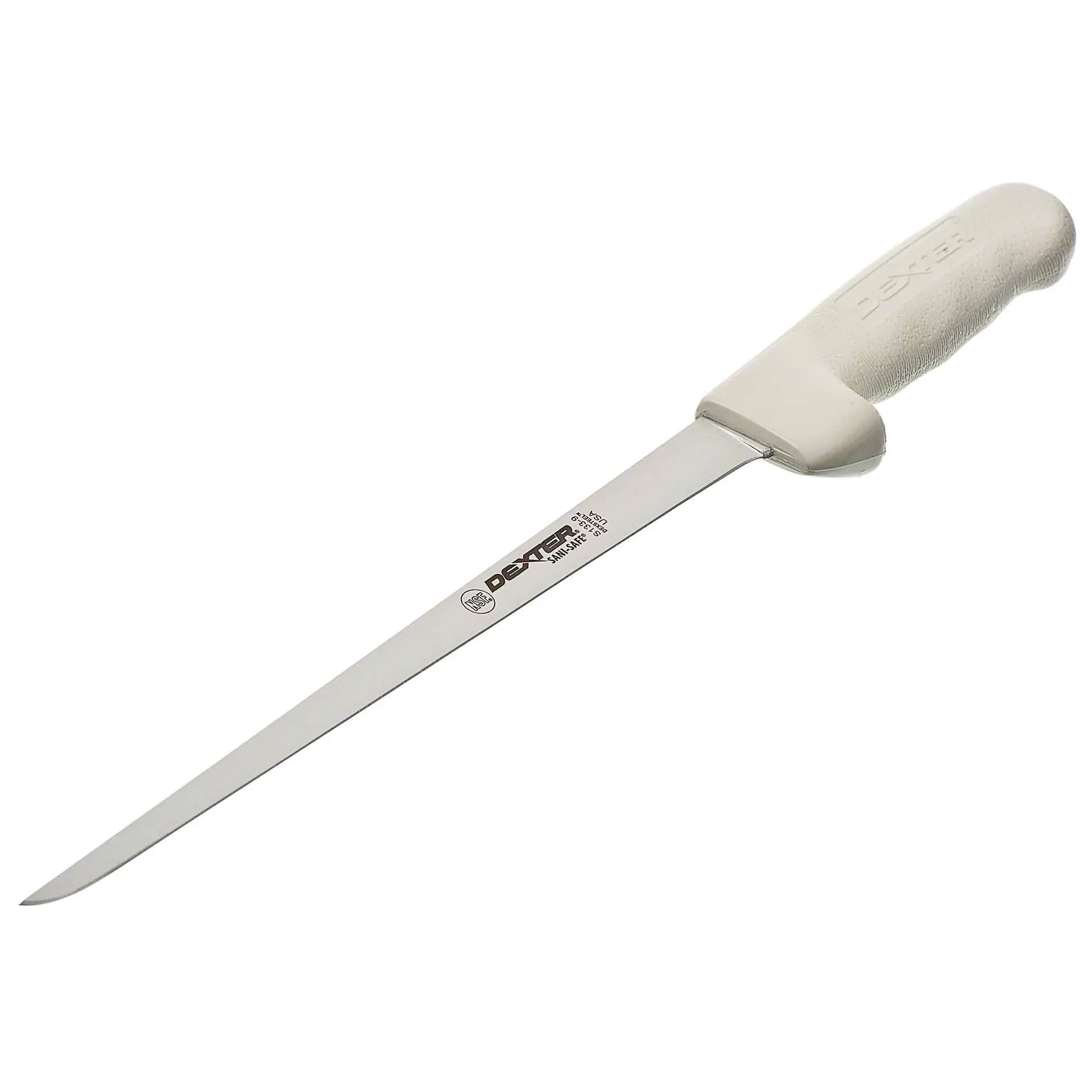 Sani-Safe S133-9-PCP 9" Narrow Fillet Knife with Polypropylene Handle