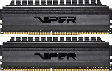 Patriot Viper 4 Blackout Series 8GB (2 x 4GB) 288-Pin DDR4 SDRAM DDR4 3000 (PC4 24000) AMD Compatible Desktop Memory Model PVB48G300C6K