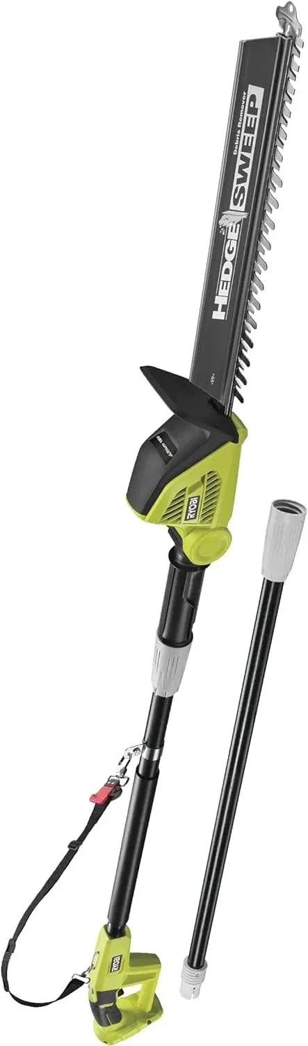 Ryobi One+ 18V OPT1845 Cordless Pole Hedge Trimmer, 45cm Blade (Body Only)