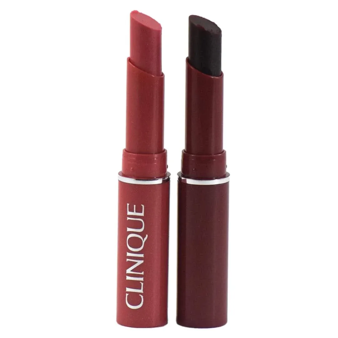 Clinique Almost Lipstick Set Duo Black Honey Pink Honey Holiday Set