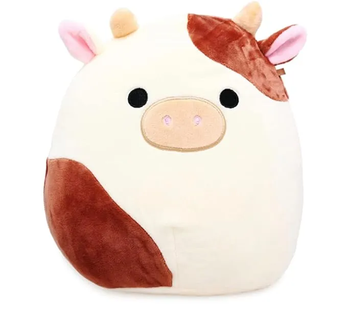 Squishmallows Toys | Squishmallow Ronnie The Cow 8 Inches | Color: Brown/White | Size: 8 Inches | Samiik's Closet