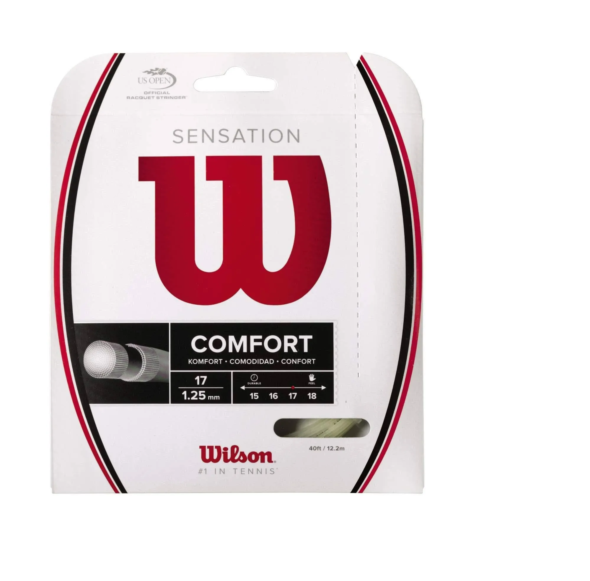 Wilson Sensation 16 Tennis String (Natural)