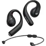 Soundcore by Anker AeroFit Pro Cuffie Bluetooth Wireless Open Ear, Cuffie senza fili, Ultra Comfort, Fit Sicuro, Design Ergonomico, Suono Ricco con LDAC, Bluetooth 5.3, IPX5, Riproduzione 46H, App