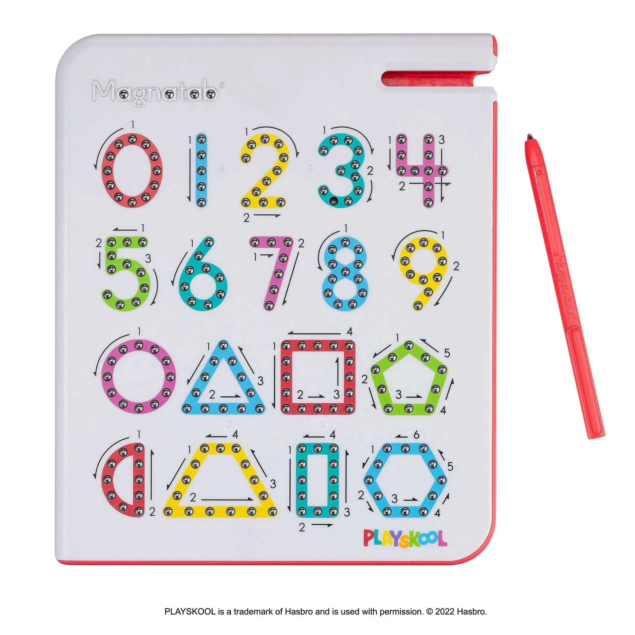 Magnatab Playskool Numbers and Shapes | Learning and Sensory Drawing Tool NEW