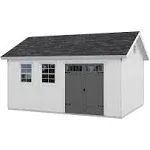 Scarsdale 12 ft. W x 16 ft. D Wood Storage Shed with Floor Handy Home