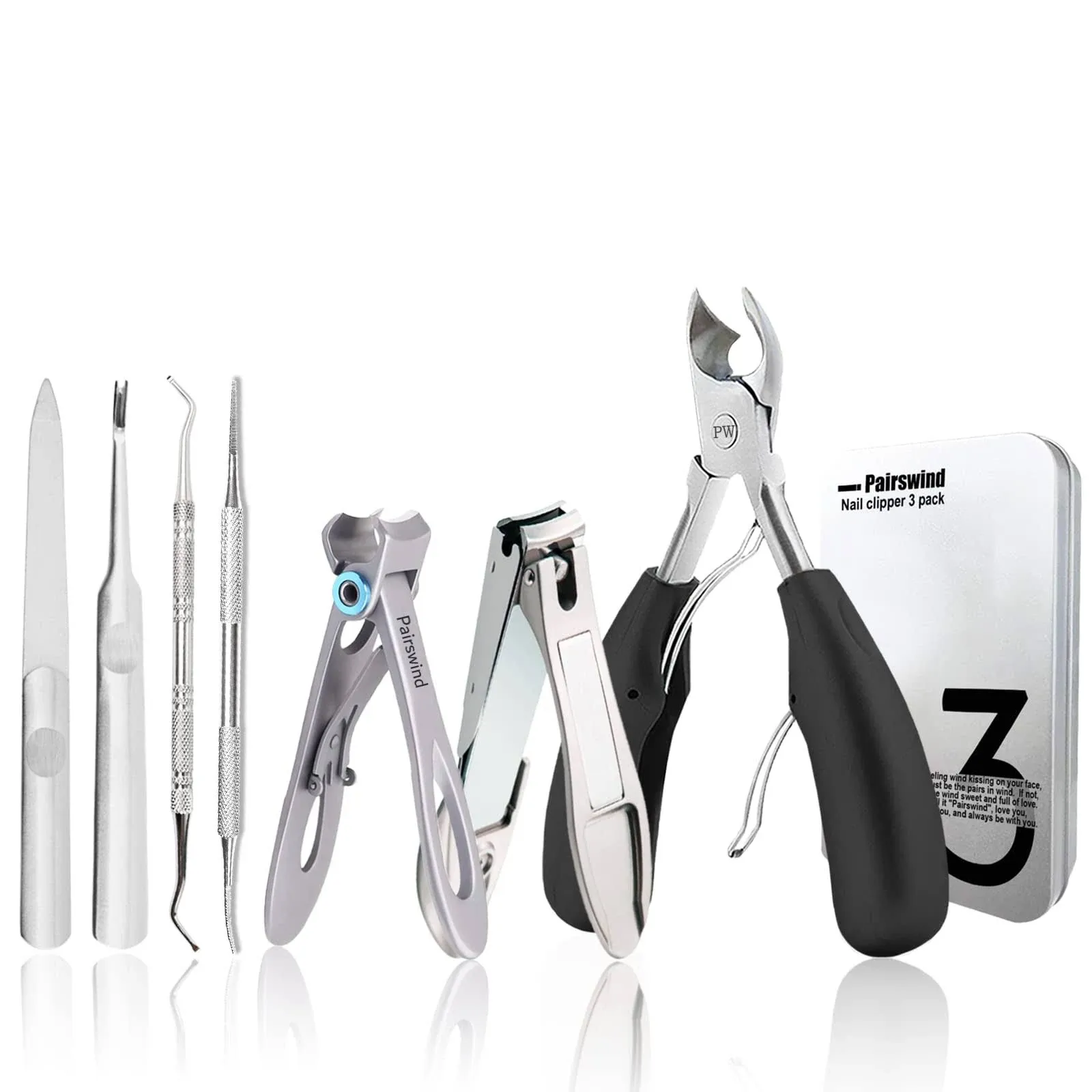 Thick Toenail Clippers, Mens Nail Clippers for Large Big Thick Nail and Toena...