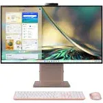 Acer Aspire S27-1755-UP11 AIO Desktop | 27" WQHD 2560 x 1440 IPS Display | 12th Gen Intel Core i5-1240P | Intel Iris Xe Graphics | 16GB DDR4 | 1TB PCIe 4.0 NVMe SSD | Intel Wi-Fi 6E | Windows 11 Home