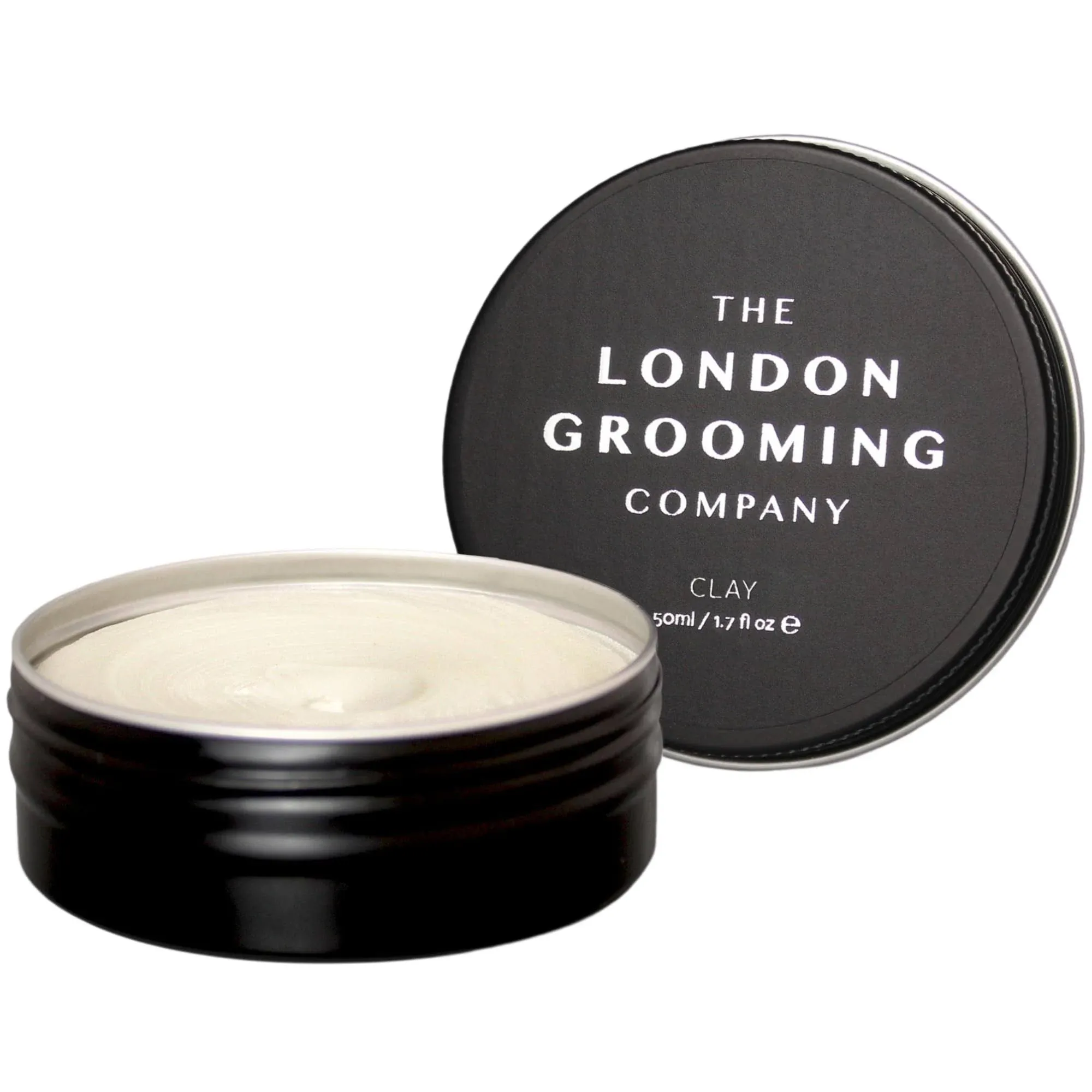 The London Grooming Company Hair Clay for Men | Firm All-Day Hold | Matte Finish | Easy to Wash Out | 1.7 fl oz (50ml)