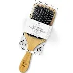 Boar Bristle Paddle Hair Brush - Smoothing Wood Hair Pack of 1 Paddle Brush