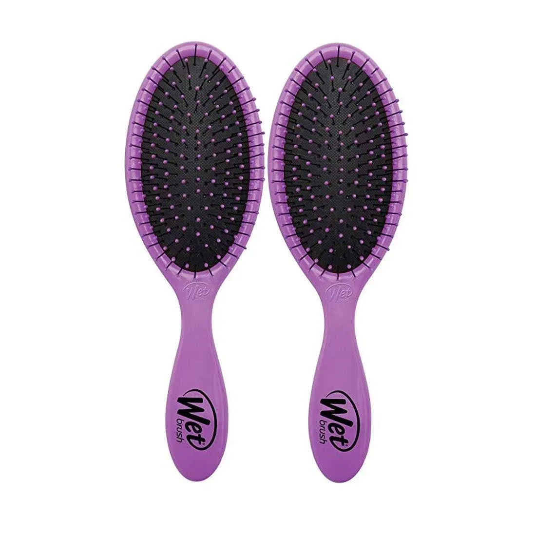 \U0001d17aWET Brush Original Detangler Hair Brush (Pack of 2), Purple