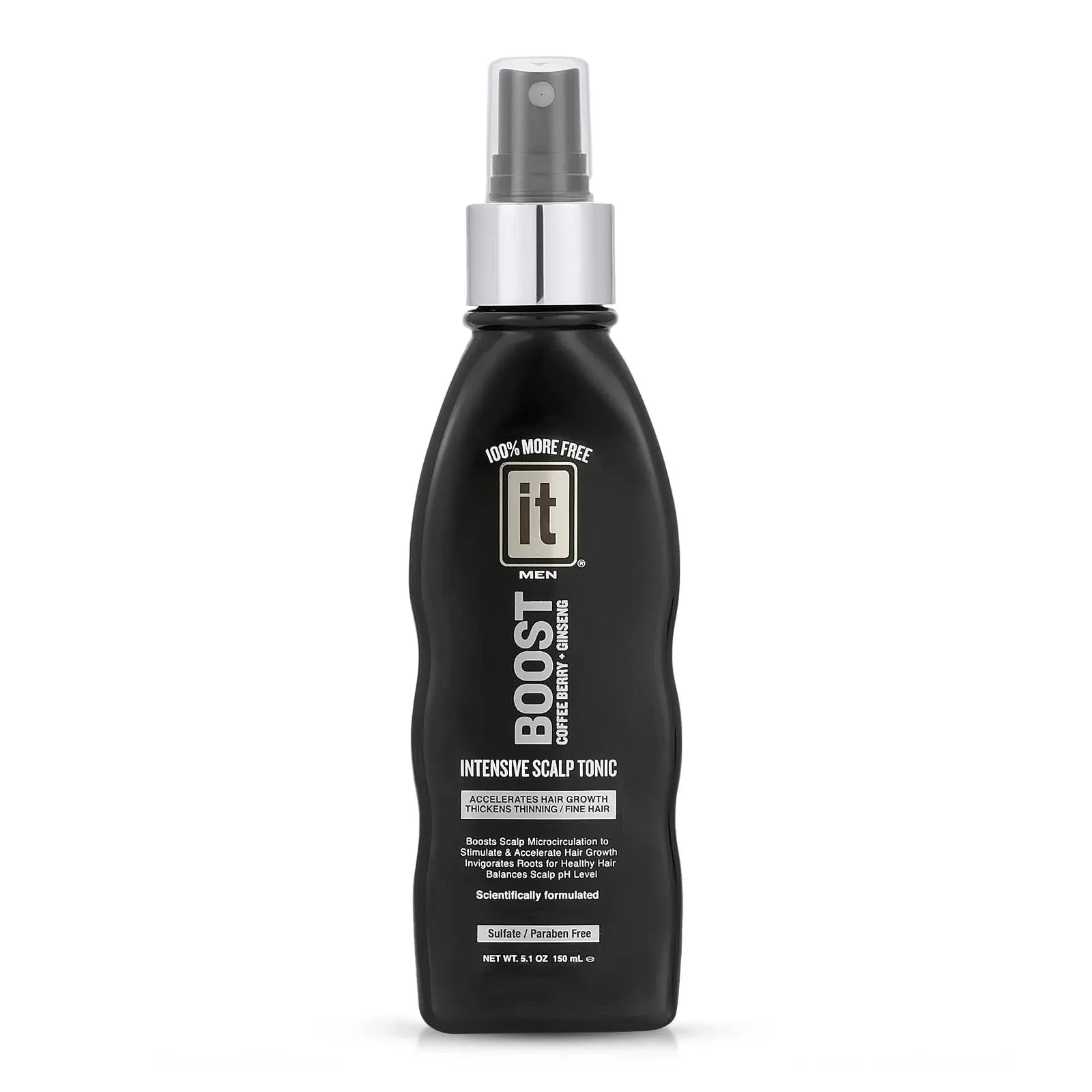 1 Bottles Boost It Men Coffee Berry Ginseng Intensive Scalp Tonic Thickens Hair