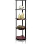 Furinno Turn-N-Tube 5 Tier Corner Display Rack Multipurpose Shelving Unit