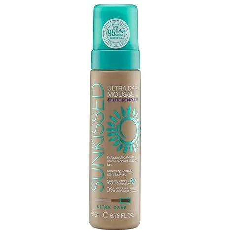 Sunkissed Self Tan Mousse - Ultra Dark 200ml