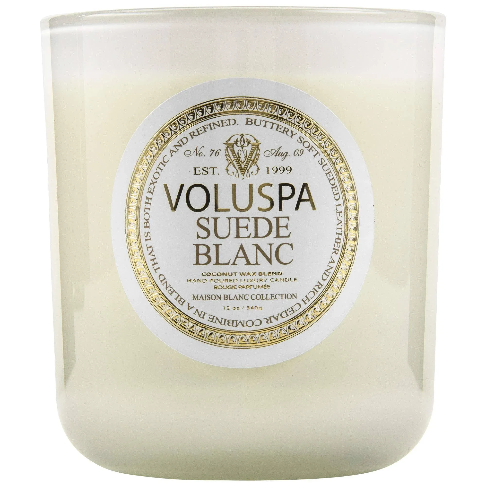 Suede Blanc Classic Candle