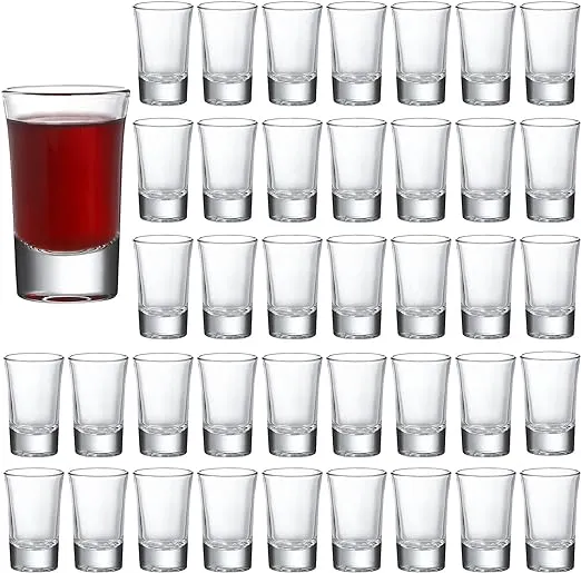 Crazystorey 40 Pack Heavy Base Shot Glasses