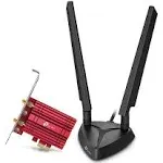 TP-LINK (Archer TX3000E) AX3000 (574+2402) Wireless Dual Band PCI Express Wi-Fi 6 Adapter, Bluetooth 5.0,  WPA3, Magnetized Base