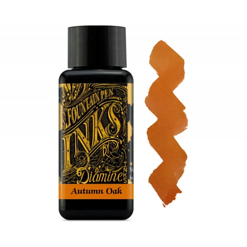 Diamine Fountain Pen Bottled Ink, 30ml - Autumn Oak