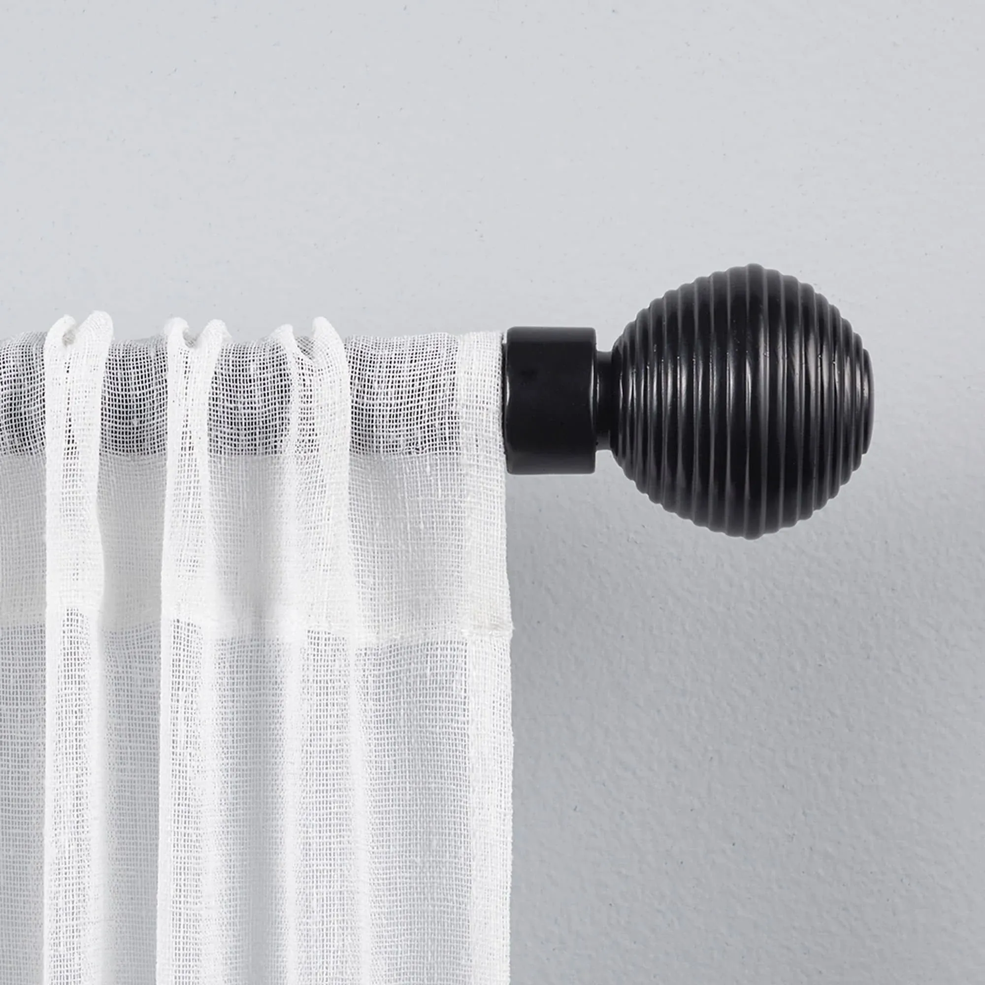 Exclusive Home Modern Layer 1 inch Curtain Rod and Coordinating Finial Set, Size ...