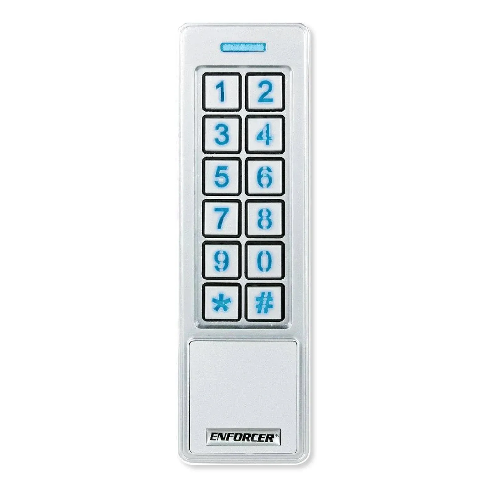 Seco-Larm - SK-B241-PQ - ENFORCER - Bluetooth / Prox - Access Control Digital Mullion Keypad &amp; Reader - 1000 Users - Weatherproof - Vandal Resistant - Outdoor