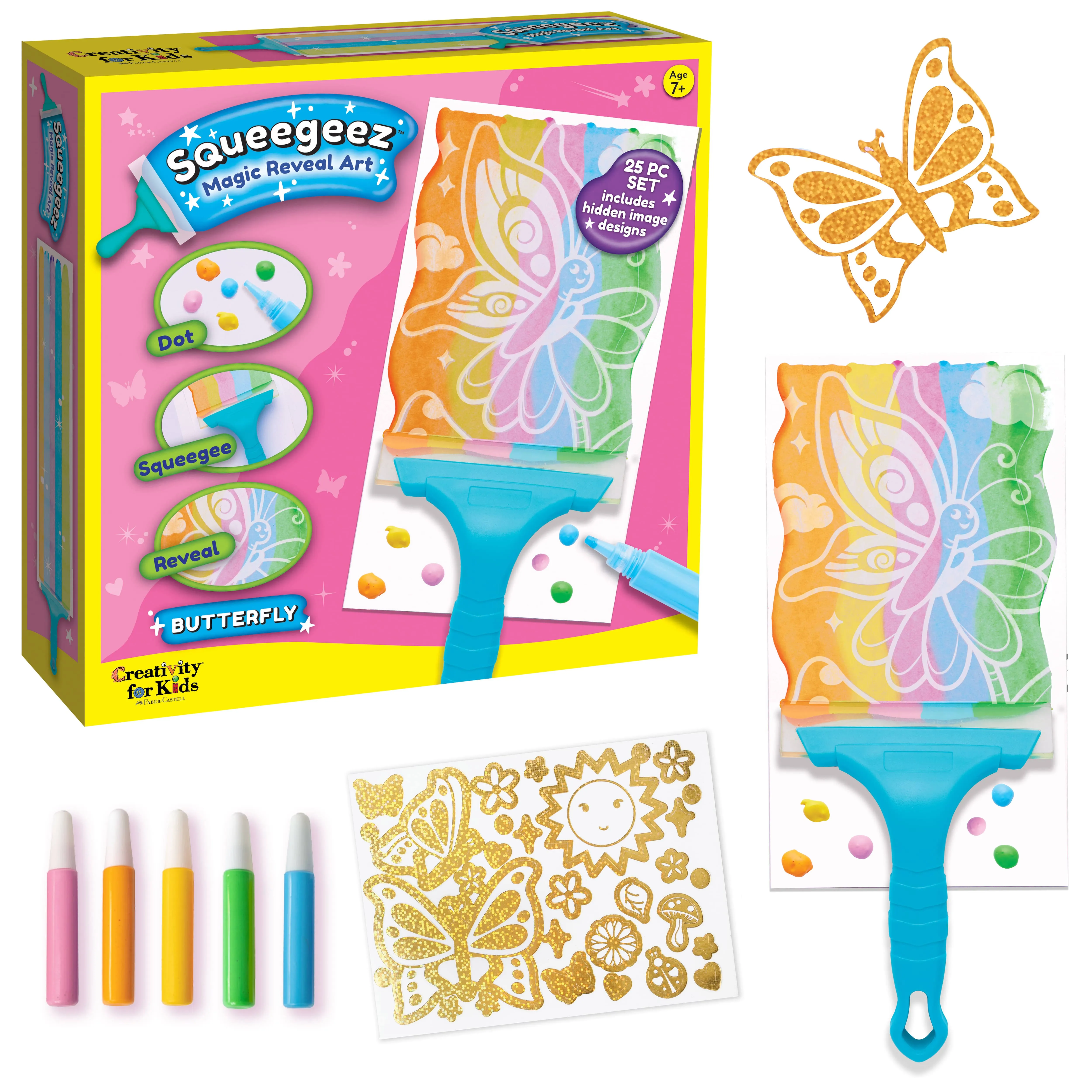 Creativity for Kids Butterfly Squeegeez Magic Reveal Art