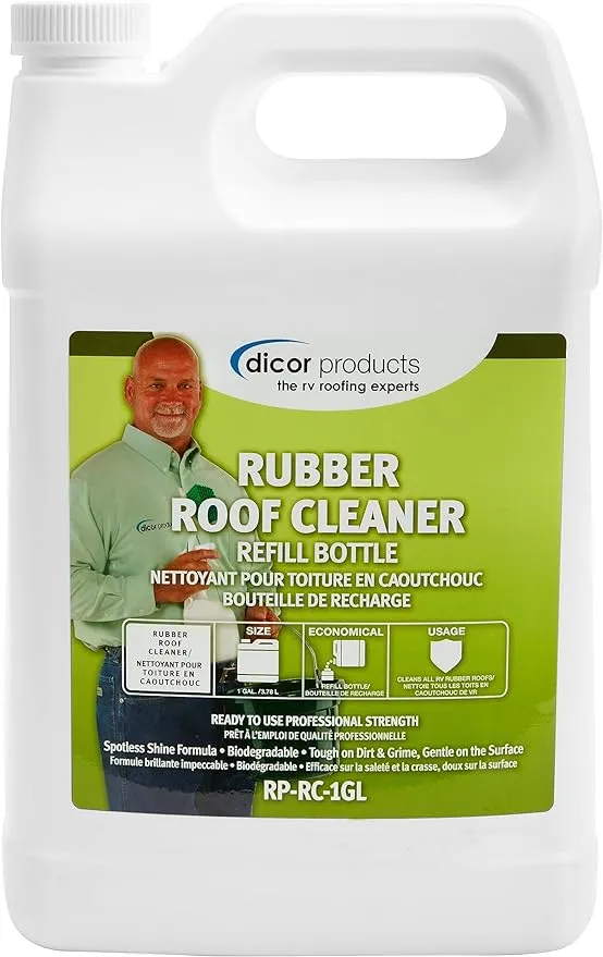 DICOR RP-RC-1GL - Dicor Rubber Roof Cleaner Ready-To-Use 1 Gallon RP-RC-1GL