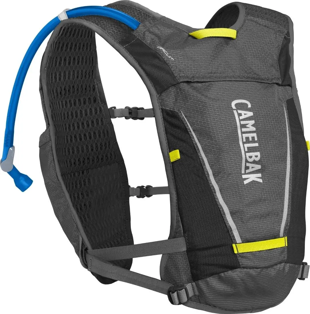 CamelBak Uniseks circuit vest voor volwassenen, 50 oz, grafiet / sulphur lente, zwart, eenheidsmaat