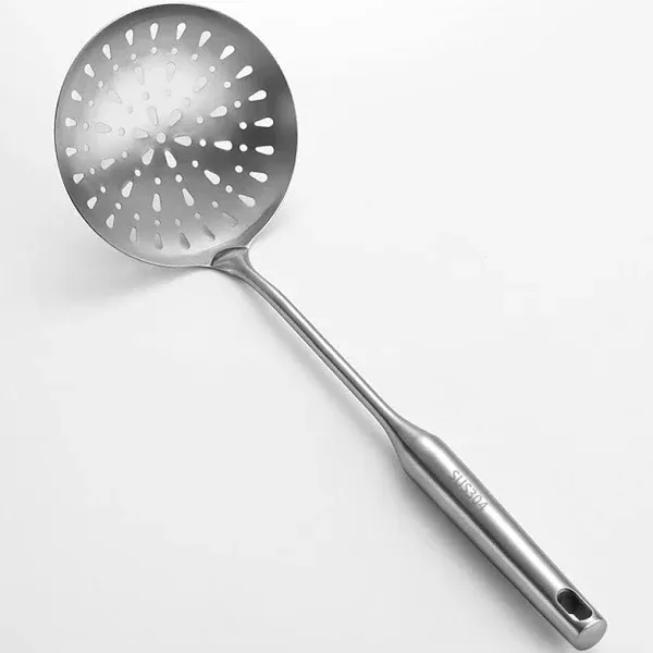 Skimmer Slotted Spoon Stainless Steel with Long handle Colander for Kitchen &amp;...