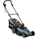 SENIX X5 58V Max* 15-Inch Electric Lawn Mower with Brushless Motor, 6-Position Height Adjustment, Includes 12-Gallon Bagger, 2.5Ah Lithium Ion Battery, and Charger (LPPX5-L)