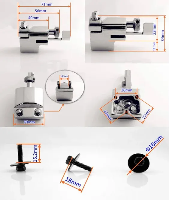 Snare Drum Strainer / Throw-Off Snare Strainer with Screws