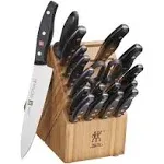 ZWILLING TWIN Signature Knife Block Set, 19-pc, Light Brown