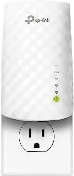 TP-Link WiFi Extender with Ethernet Port, Dual Band 5GHz/2.4GHz , Up to 44% more bandwidth than single band, Covers Up to 1200 Sq.ft and 30 Devices, signal booster amplifier supports OneMesh(RE220)