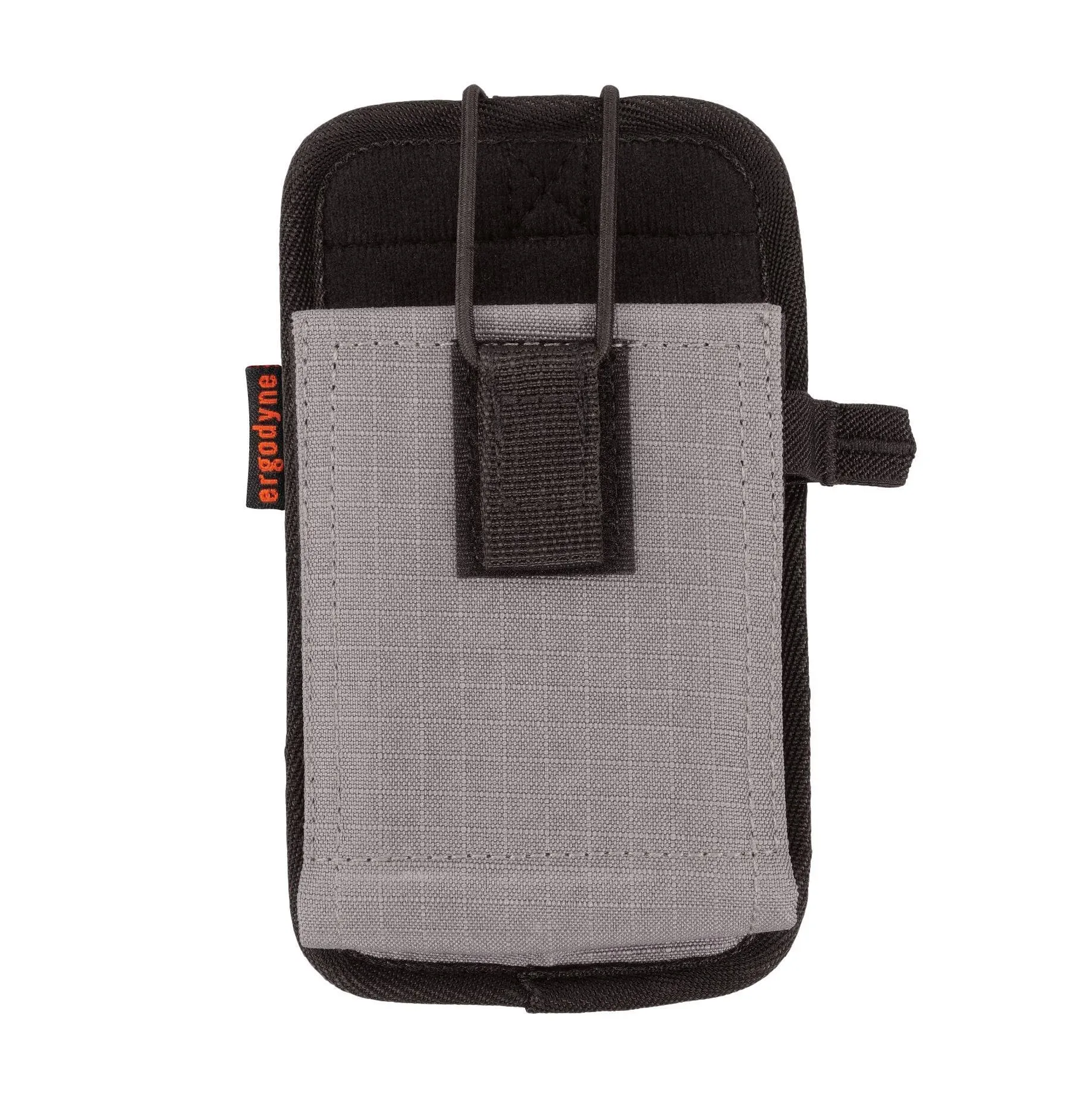 Ergodyne Squids 5544 Barcode Scanner Holster Pouch for Phone Size Mobile Computers, Handheld Bar Code Scanners Holder, Belt Clip and Equipment Loop Attachment Gray Large