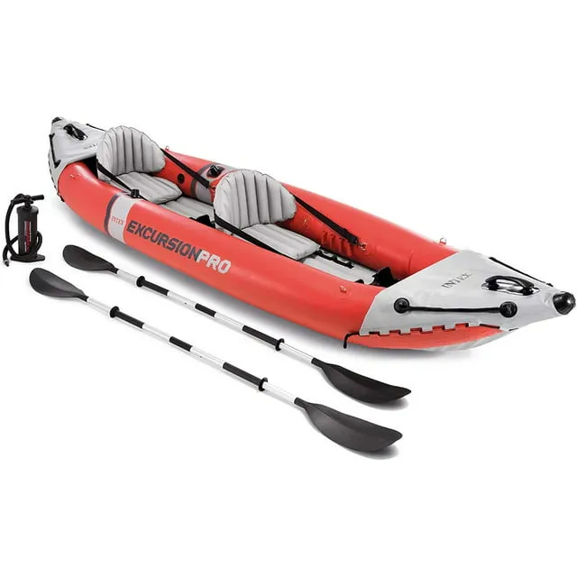 Intex Excursion Pro 2-Person Inflatable Kayak Set