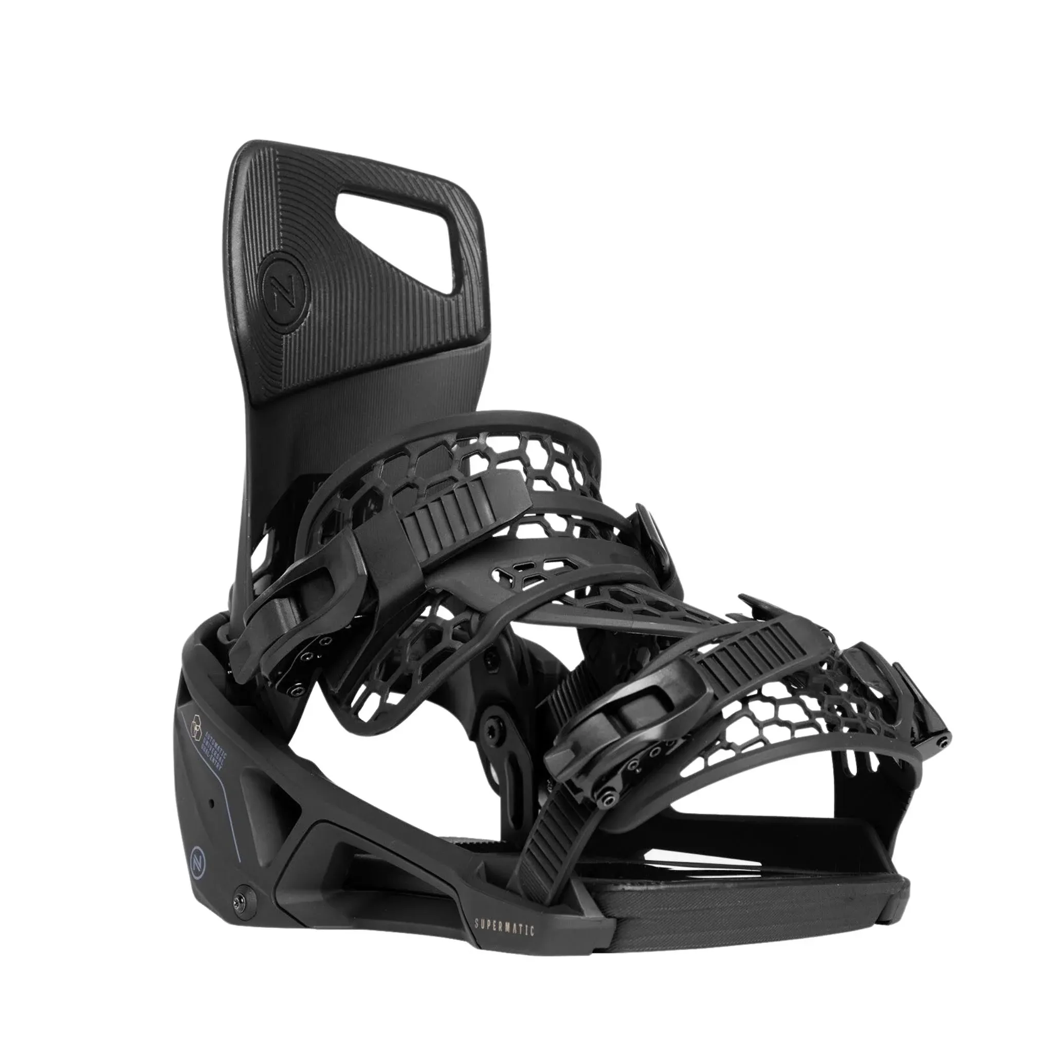 Nidecker Supermatic Snowboard Bindings Black / L