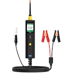 AUTOOL Automotive Circuit Tester Power Circuit Probe Tester Relay Tester Breaker Finder 6-30V AC DC Voltage Tester Car Diagnostic Tool for 12V 24V Vehicle, Component Activation/Continuity Testing