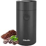 Mueller Electric Coffee Grinder - One-Touch Large Capacity Black