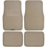 Motor Trend FatRug Premium Carpet Car Floor Mats - Thick Robust Auto Gear, Universal Fit for Your Car Truck or SUV, Beige