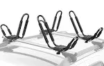 Leader Accessories Kayak Rack 4 PCS/Set J Bar for Canoe Surf Board SUP On Roo...