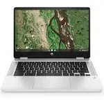 HP  Chromebook x360 14b-cb0003ca Laptop 14" - Intel Pentium Silver N6000 1.1GHz - 128GB - Silver - 8GB RAM - Excellent