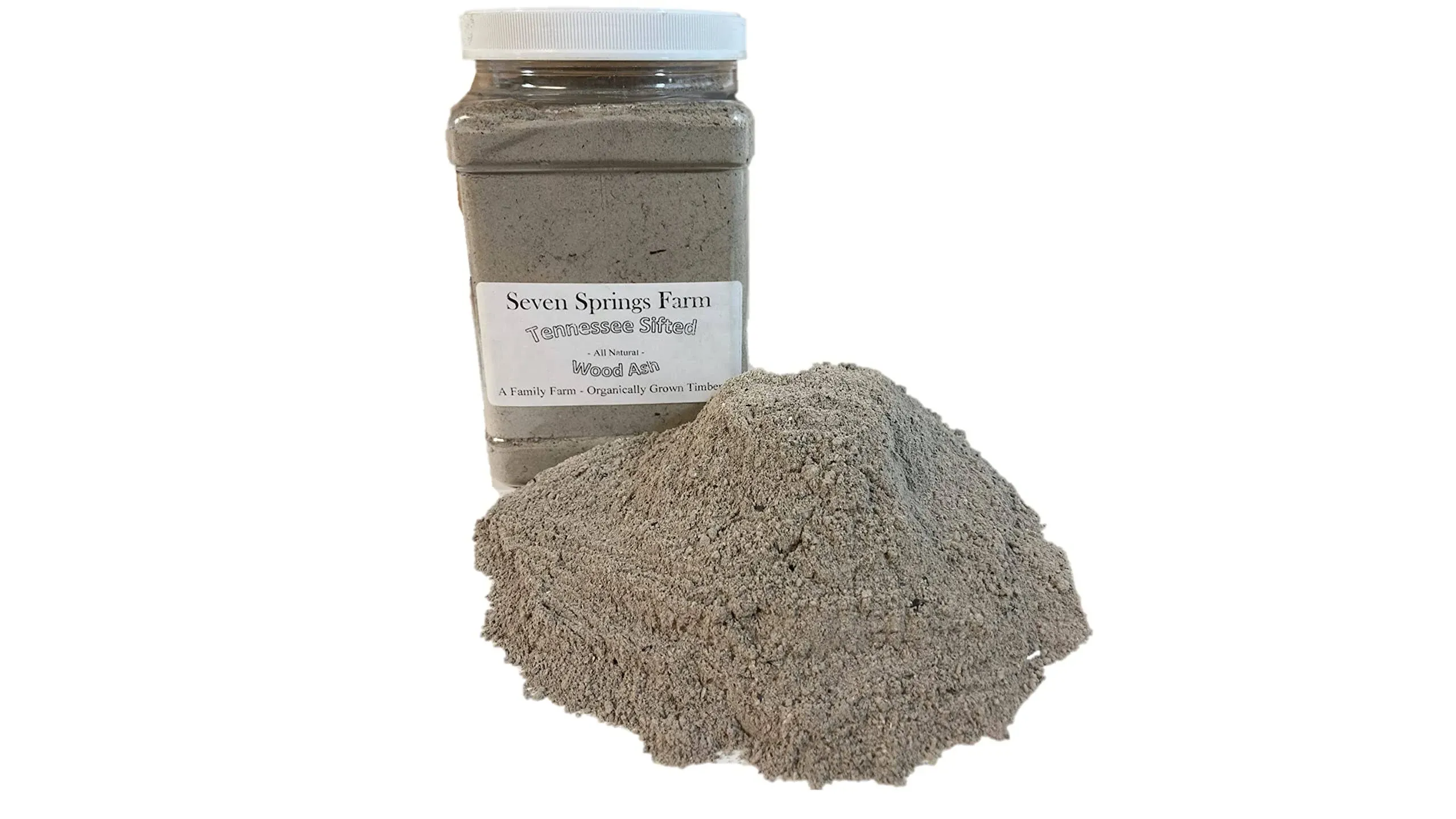 Seven Springs Farm - Tennessee Sifted Wood Ash - All Natural Ashes from Organically Grown Hardwood Timber (2 Pound, 1)