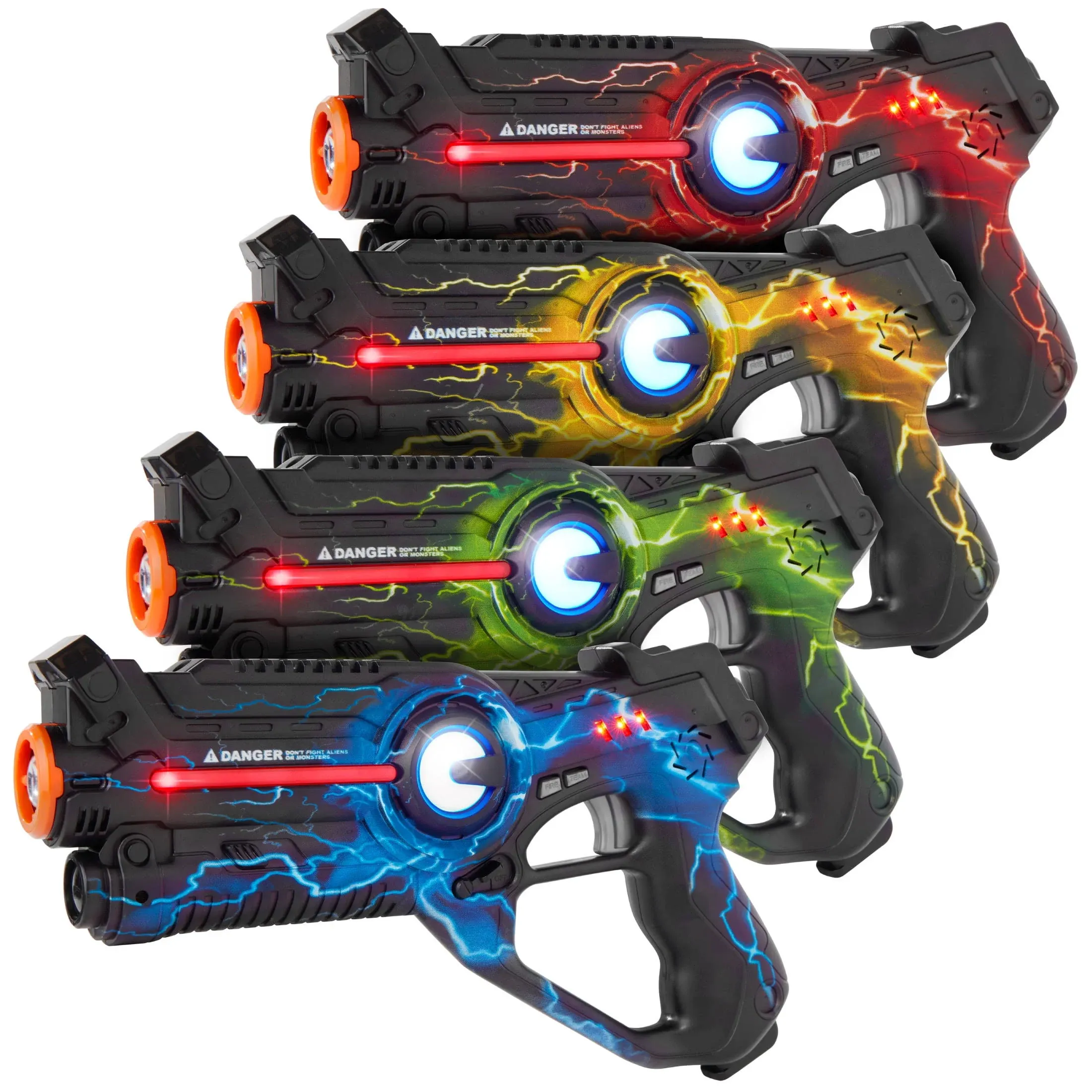 Bcp Laser force play Blasters 4-pack with Vests