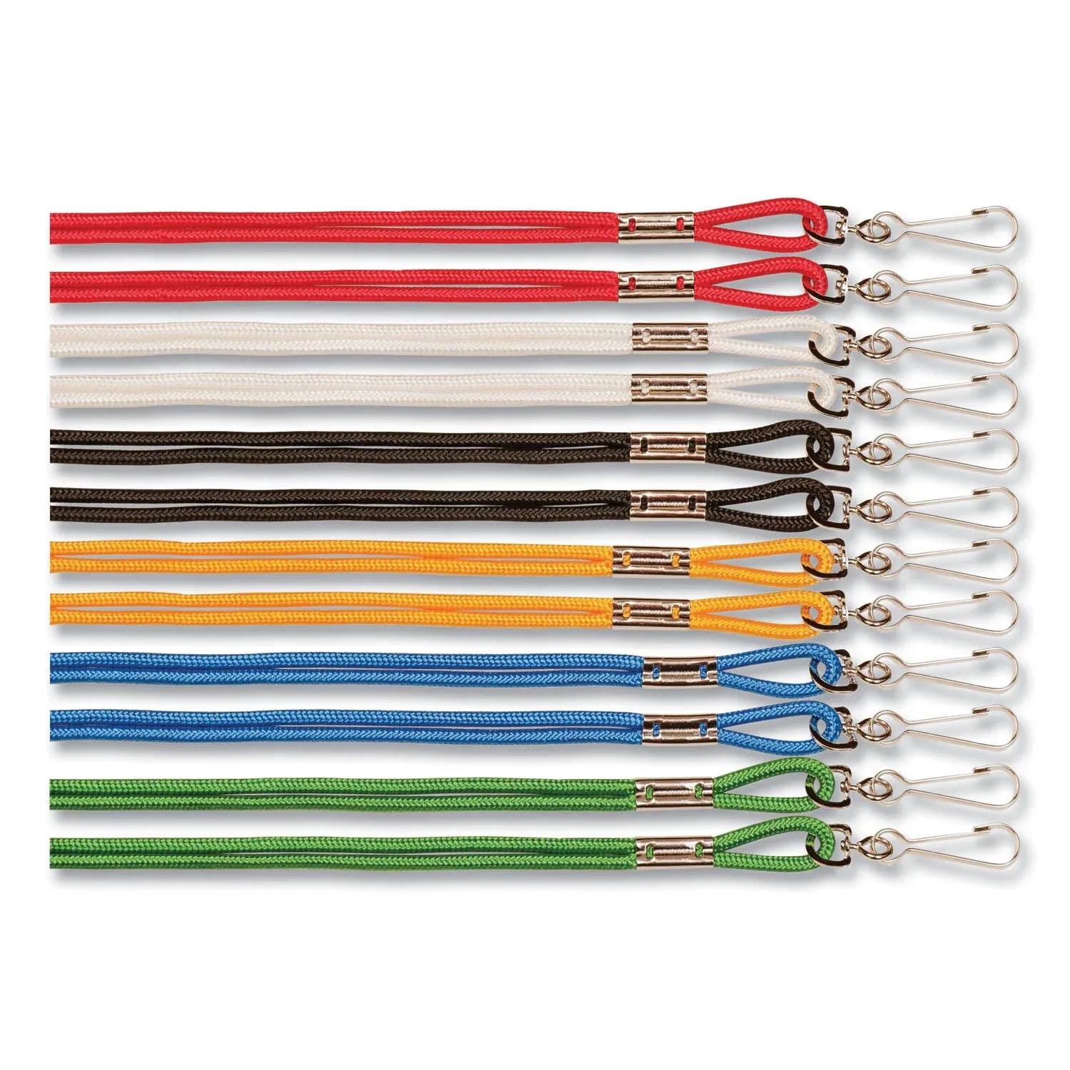 Champion Sports Lanyard, J-Hook Style, 22" Long, Assorted Colors, 12/Pack