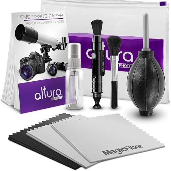 Altura Camera Accessories Kit Camera Strap Tripod Cleaning Canon Nikon Sony