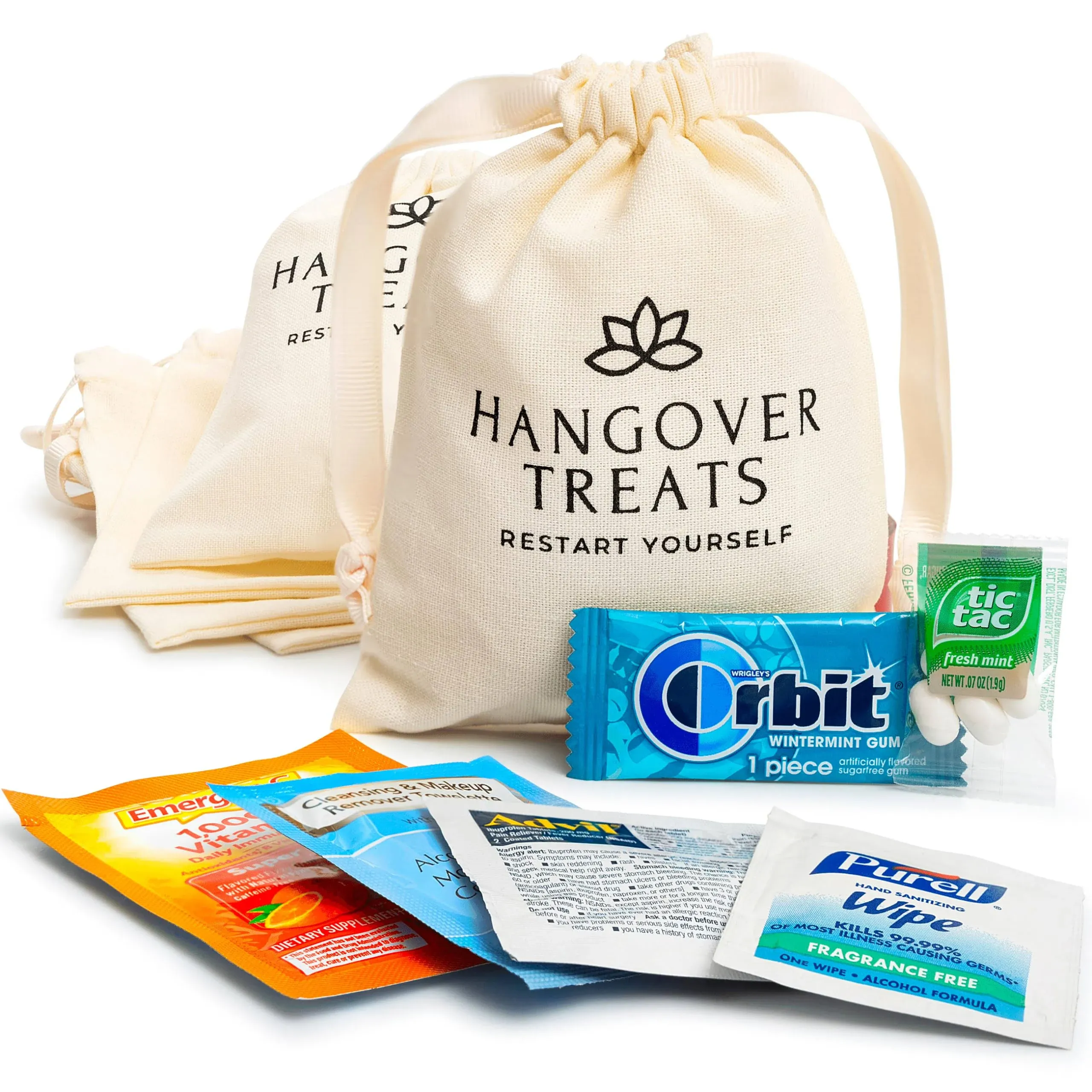 Hangover Treats 5 Pre-Filled Party Kit for Bachelorette Party Favors Birthdays