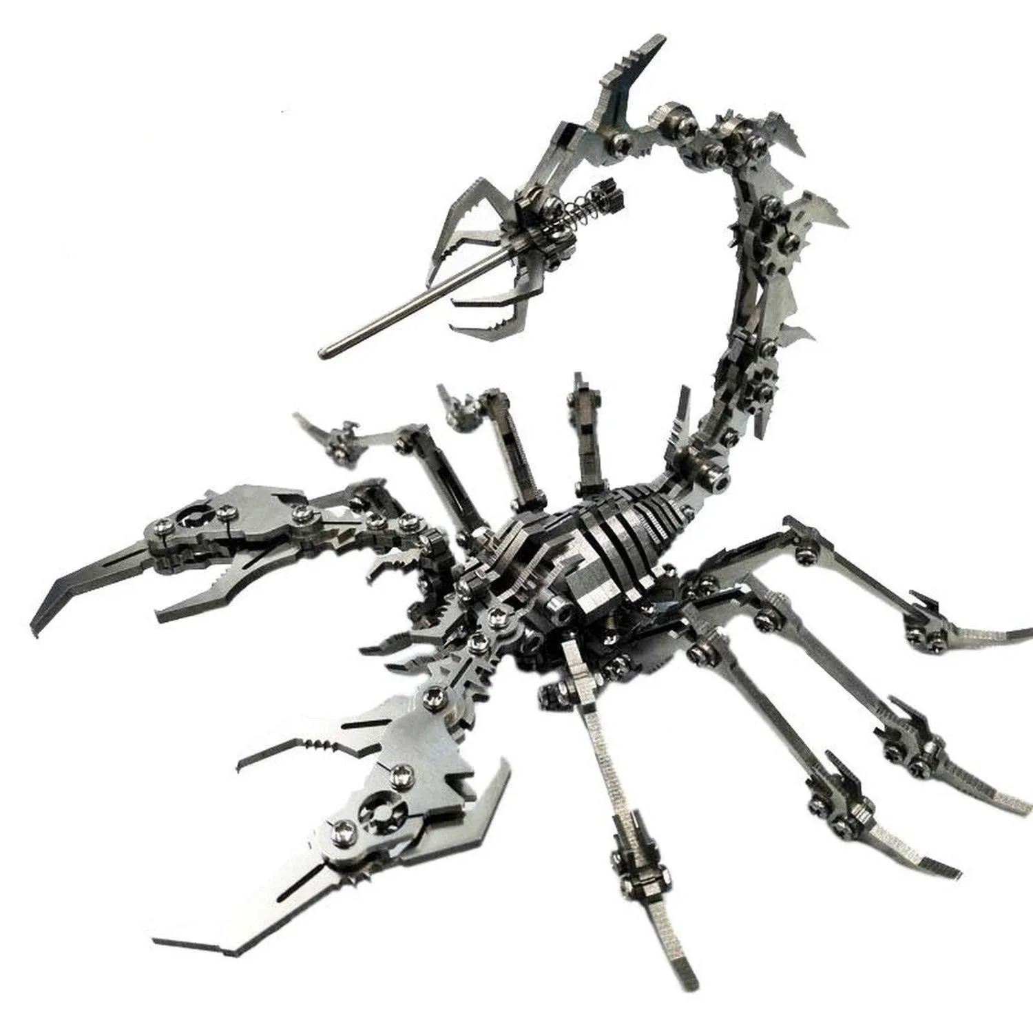 3D Metal Puzzle Scorpion DIY Model Kit, Puzzle Jigsaw Scorpion King 3D Stainless Steel Ornaments