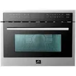 Forno Appliances - 1.6 Cu. Ft. Convection Microwave with Sensor Cooking - Stainless steel