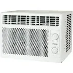 Haier Window Air Conditioner 5000 BTU, Efficient Cooling for Smaller, White