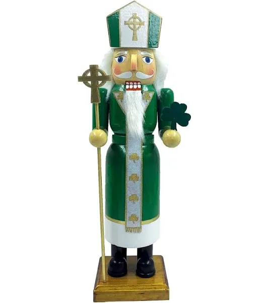 Santa's Workshop 14" St. Patrick Nutcracker